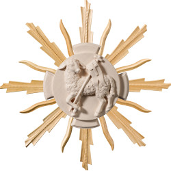 Agnus Dei con aureola